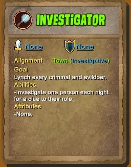 town of salem investigator|How to Play Town of Salem: Tactics for Investigative Roles.